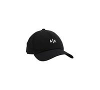 Armani Exchange Broderie de Petit Logo Classique Casquette De Baseball, Noir, Unique (Taille Fabricant: TU) Homme