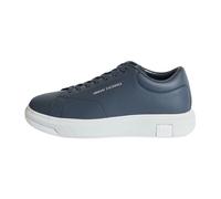 Armani Exchange Baskets Basiques pour Homme, avec Logo élargi, Bleu Marine, Bleu Marine, 44 EU