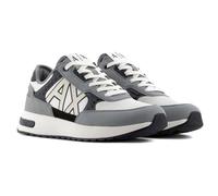Armani Exchange Homme Dusseldorf Embossed Geometric Motifs Basket, N.Grey+BLK+Off White, 45 EU