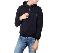 Armani Exchange Homme French Terry Hoodie Sweat Shirt Capuche, Noir, S EU