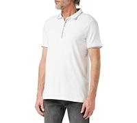 Armani Exchange Homme Hidden Buttons, Stretch Cotton Polo, Blanc, L EU