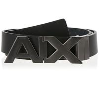 Armani Exchange 951058_cc505 Leather Belt Noir 34 Homme