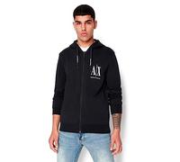 Armani Exchange Homme Icon Hoodie Sweat-Shirt À Capuche Not Applicable, Bleu (Navy 1510), Small