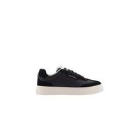 Armani Exchange Homme Lion, Suede Details Basket, Noir, 40 EU