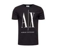 Armani Exchange Homme Logo Icon Tee T Shirt, Noir, M EU