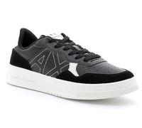 Armani Exchange Homme Logo Seattle sur Le côté Cousu à Faible Contraste Basket, Noir, 42 EU