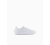 Armani Exchange Homme London Basket, Blanc Brillant, 46 EU