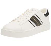 Armani Exchange Homme London, Side Stripes, Color Contrast Basket, Blanc cassé, 42 EU