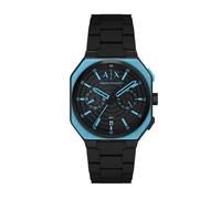 Armani Exchange Homme Montre en Acier Inoxydable Noire 40MM, AX1480