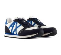Armani Exchange Homme Rio Side Logo Basket, Deep Navy Off White, 44 EU