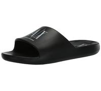 Armani Exchange Homme Sandales Icon Slide, Black OP White, 43 EU