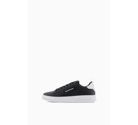 Armani Exchange Homme Seattle Basket, Black OP White, 44 EU