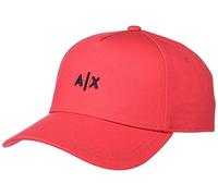 Armani Exchange Homme Small Logo Hat Casquette De Baseball, Rouge, Taille Unique EU
