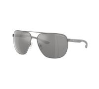 Armani Exchange Homme Sunglass AX2047S - Couleur du Monture: Gunmetal mat, Couleur de Lentille: Gris effet miroir Argent Polar