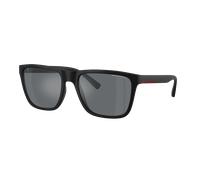Armani Exchange Homme Sunglass AX4080S - Couleur du Monture: Noir mat, Couleur de Lentille: Effet miroir Noir