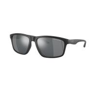 Armani Exchange Homme Sunglass AX4122S - Couleur du Monture: Noir mat, Couleur de Lentille: Noir Effet Miroir Gris Clair