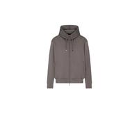 Armani Exchange, Homme, Sweatshirts et sweats à capuche, Gris, Taille: S SweaT-shirt zippé à capuche