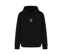 Armani Exchange, Homme, Sweatshirts et sweats à capuche, Noir, Taille: S Cotton Sweat à capuche
