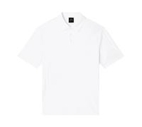 Armani Exchange, Homme, Tops, Blanc, Taille: L Polo en coton avec fermeture boutonnée