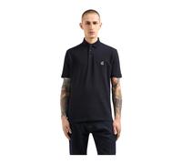 Armani Exchange, Homme, Tops, Bleu, Taille: S Polo Piqué