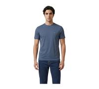 Armani Exchange, Homme, Tops, Bleu, Taille: XL T-shirt à Manches Courtes en Coton à Col Rond