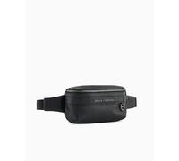 Armani Exchange Homme Tulum Belt Bag Sac de Ceinture, Noir, 8 inches x 12 inches