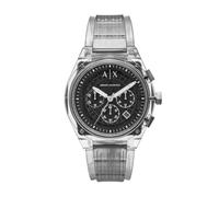 Armani Exchange Hommes Analogique Quartz Montre avec Bracelet en Polyuréthane AX4167