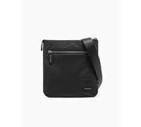 Armani Exchange Icon Flat Crossbody, Bandoulière Homme, Noir, Taille Unique