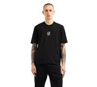 Armani Exchange Icon Project, Embroidered Logo T-Shirt, Noir, S Homme