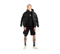 Armani Exchange Icon Project, Logo brodé, Sweat-Shirt à col Rond pour Homme, Noir, L