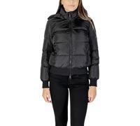Armani Exchange Icon Project, Logo Patch, Short Length Jacket, Noir, XS Femme
