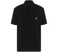 Armani Exchange - Icon Project Polo - Homme - Tops - Noir - Taille: XL