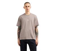 Armani Exchange Icon Small Logo Tee T-Shirt, Bois flotté, XXL Homme