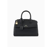 Armani Exchange Jane, Sustainable, Zip Closure, Front Logo, Sac en Toile Taille M Femmes, Noir, Unique