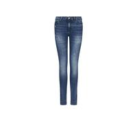 Armani Exchange - Jean Indigo Denim 5 Poches - Femme - Jeans - Bleu - Taille: W25