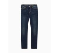 Armani Exchange J01-super Skinny Jeans, Bleu Denim, 27 Femme