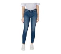 Armani Exchange - Jeans avec poches avant zippées et boutonnées - Femme - Jeans - Bleu - Taille: W32 L32