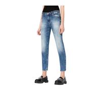 Armani Exchange - Jeans courts en denim classique - Femme - Jeans - Bleu - Taille: W29