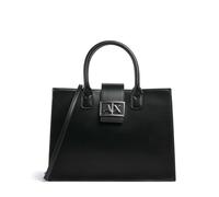 Armani Exchange Jodie, Sustainable, Logo Plate Closure, Medium Tote Femmes, Noir, Taille Unique