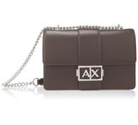 Armani Exchange Jodie, Metal Silver Logo, Chain Strap, Sac messager