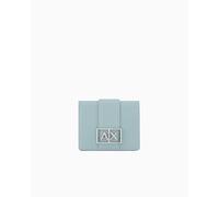Armani Exchange Jodie Wallet, Mini Portefeuille pour Femme, Dark Reflection, Taille Unique