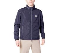 ARMANI EXCHANGE Lightweight Zip-up Hooded Windbreaker Jacket Coupe-Vent, Bleu Marine Vif, X-Large Hommes