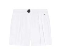 Armani Exchange - Linen Twill Shorts - Femme - Shorts - Blanc - Taille: 40 FR