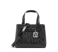 Armani Exchange Liz Patent S Sac à main noir, polyuréthane, femme