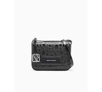 Armani Exchange Liz Patent Sac bandoulière noir, femme
