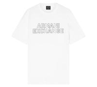 Armani Exchange - Logo T-Shirt - Homme - Tops - Blanc - Taille: 2XL