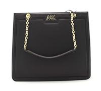 Armani Exchange Madison pour femme, durable, avec poignée en chaîne en or, taille L, noir, Noir, Einheitsgröße