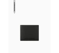 Armani Exchange Madrid, Essential, Bicoloured Metal Logo, Portefeuille bi-Pliable pour Homme