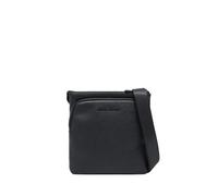 Armani Exchange Madrid, Sustainable, Embossed Logo, Crossbody Pliable Hommes, Noir, Taille Unique