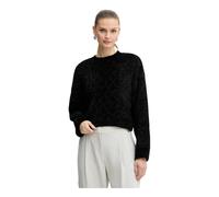 Armani Exchange - Maille à col rond - Femme - Pulls - Noir - Taille: 40 FR